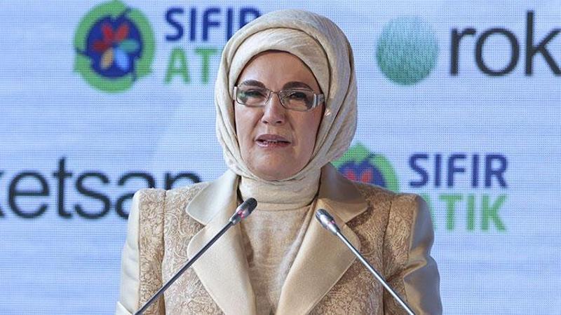 Emine Erdoğan, Sıfır Atık Projesi'ndeki başarıyı rakamlarla ortaya koydu