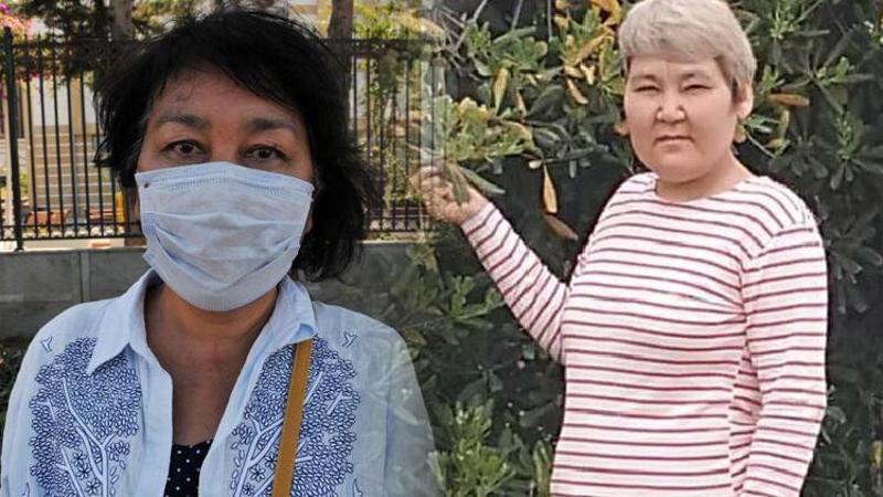 Kazak kadın, 10 gündür kayıp kız kardeşini arıyor