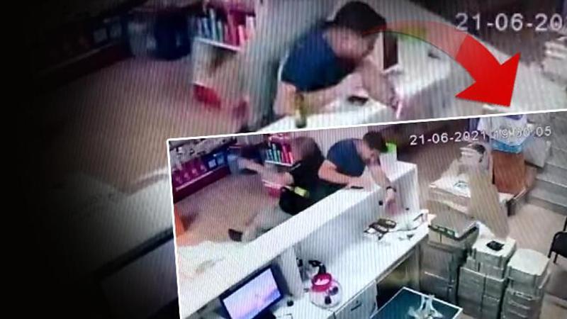 Asma katın zemini çöktü, alt kattaki oğlunun üzerine düştü!
