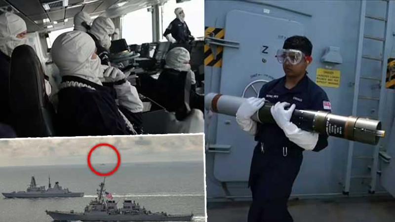 Rusya Savunma Bakanlığı, HMS Defender'a ait görüntüleri yayınladı