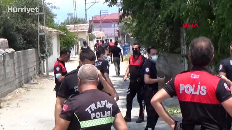 Ailesiyle kavga etti, müdahale eden polisi bıçakladı