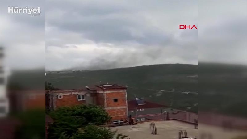 Kömür tozu ilçenin üzerine çöktü