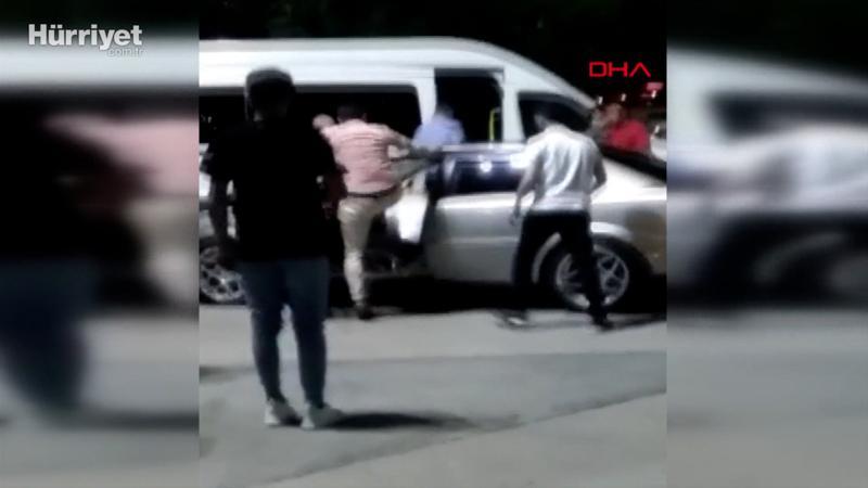 Avcılar'da çocuğa çarpan alkollü sürücüyü böyle dövdüler