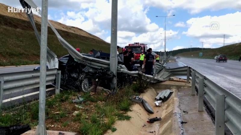 Kuzey Marmara Otoyolu'nda trafik kazası: 1 ölü, 4 yaralı