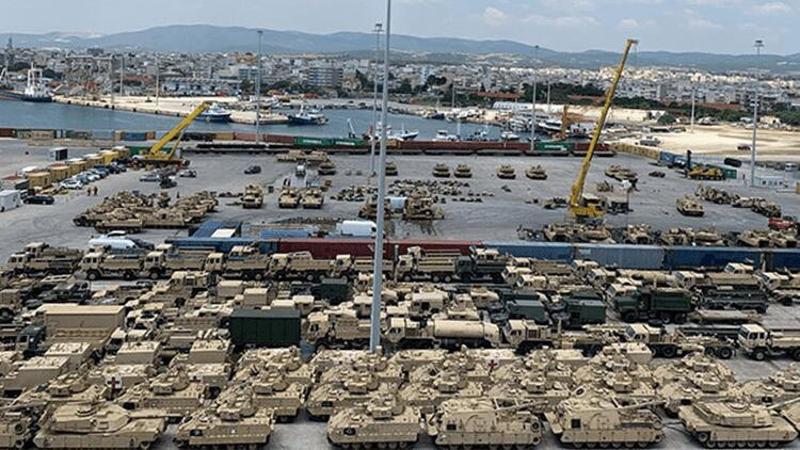 ABD, Dedeağaç bölgesine yüzlerce zırhlı araç sevk etti