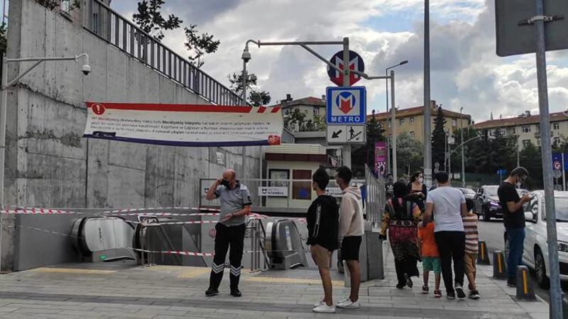 Eyüpsultan'da metro aracında çıkan yangın seferleri aksattı