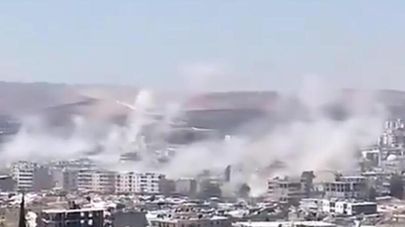 Tel Rıfat'taki YPG/PKK'lı teröristlerin Afrin'e saldırısında 7 sivil yaralandı