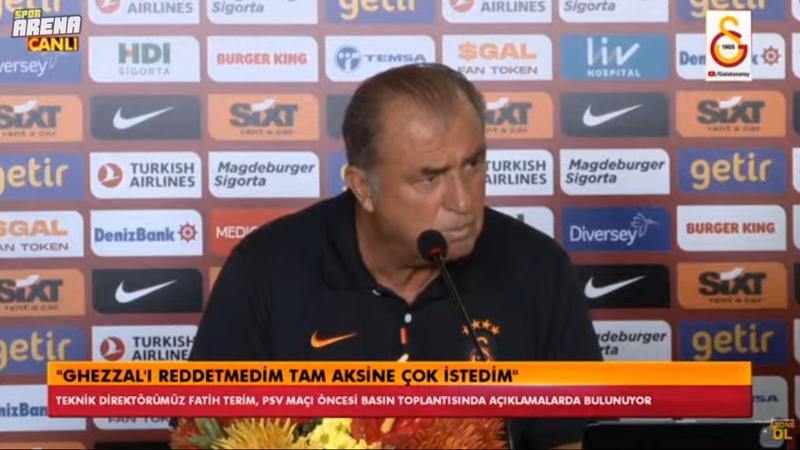 Galatasaray'da Fatih Terim ve Muslera basın toplantısı düzenliyor! PSV öncesi kızdı...