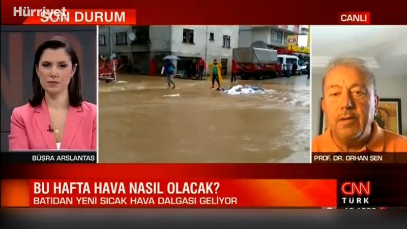 Karadeniz'de sel riski var mı? Prof. Dr. Orhan Şen canlı yayında açıkladı