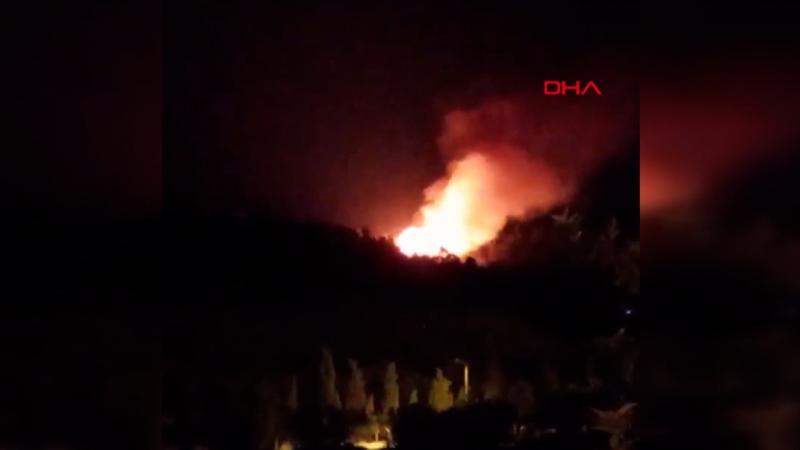 Manisa Soma'daki orman yangını kontrol altında