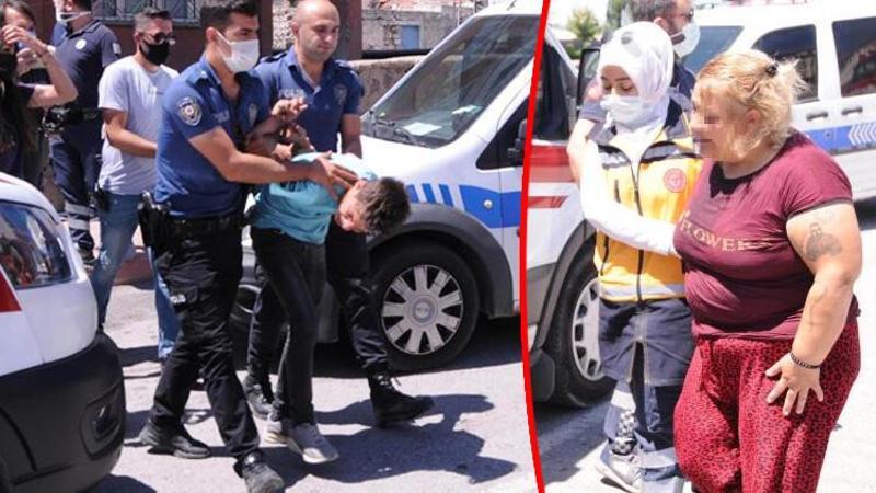 Kendisine para vermeyen annesini rehin aldı!