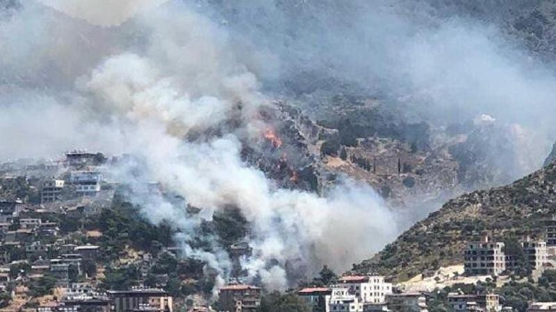 Hatay'da orman yangını! Ekipler yangına müdahale ediyor