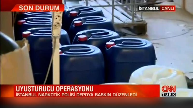 İstanbul’da büyük uyuşturucu operasyonu