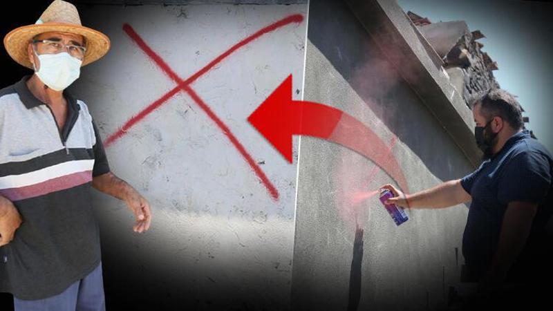 Manavgat'ta yanan evlere 'kırmızı çarpı'