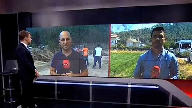 DHA muhabiri Alparslan Çınar, Manavgat'an son durumu aktardı