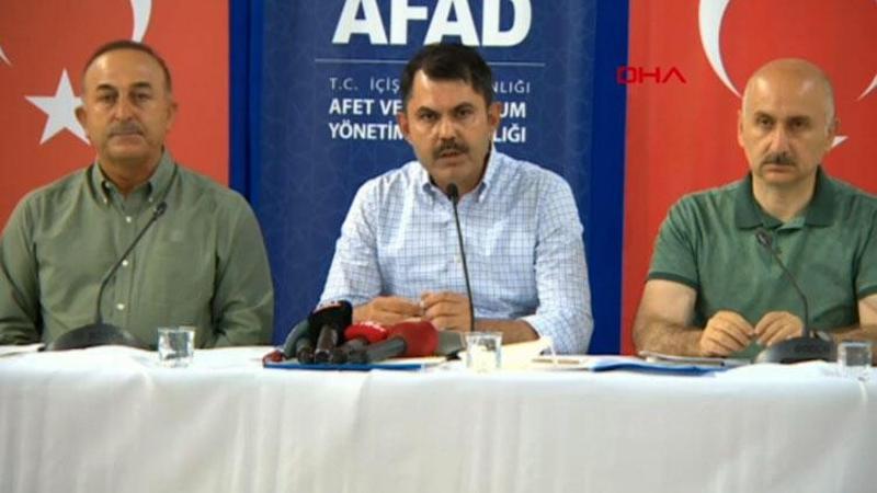 Bakanlar, yangınlardaki son durum hakkına açıklama yaptı