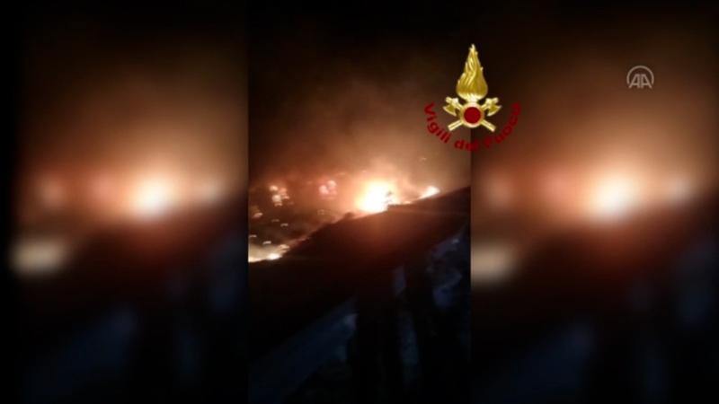 İtalya’nın orman yangınlarıyla mücadelesi sürüyor