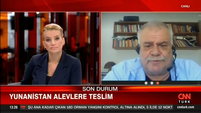Yunanistan alevlere teslim
