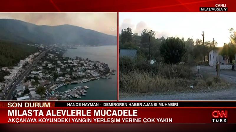 Yangınlarda son durum! Marmaris'ten sevindiren haber