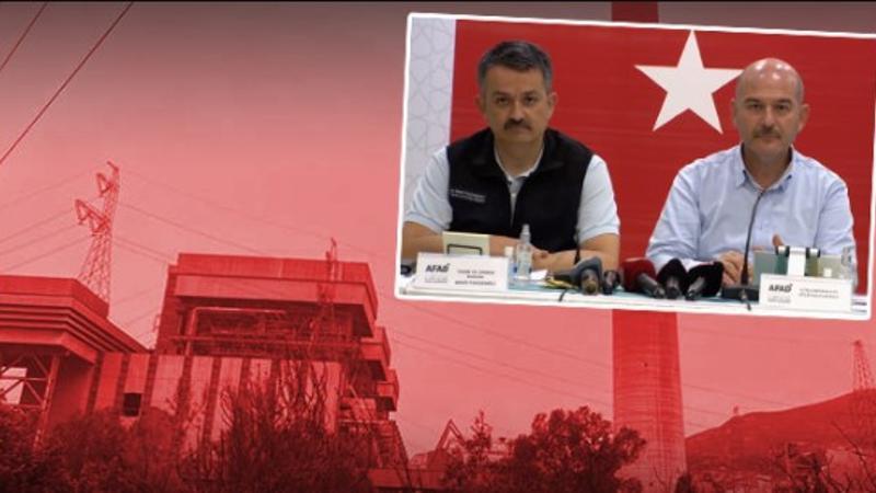 Bakan Pakdemirli ve Soylu, Marmaris'te açıklamalarda bulundu