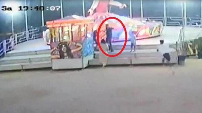 Lunaparkta balerine çocuğunu bindirmeyen görevliye silah çekti