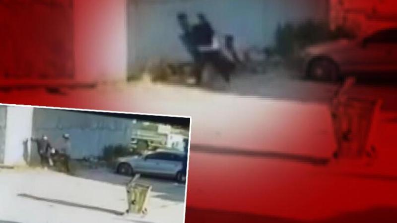 Kız kardeşinin videosunda gördü, tekme tokat dövdü
