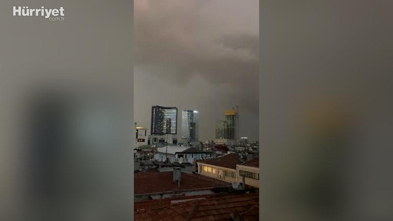 Meteoroloji 'sarı kod'la uyarmıştı! İstanbul'da yağmur başladı