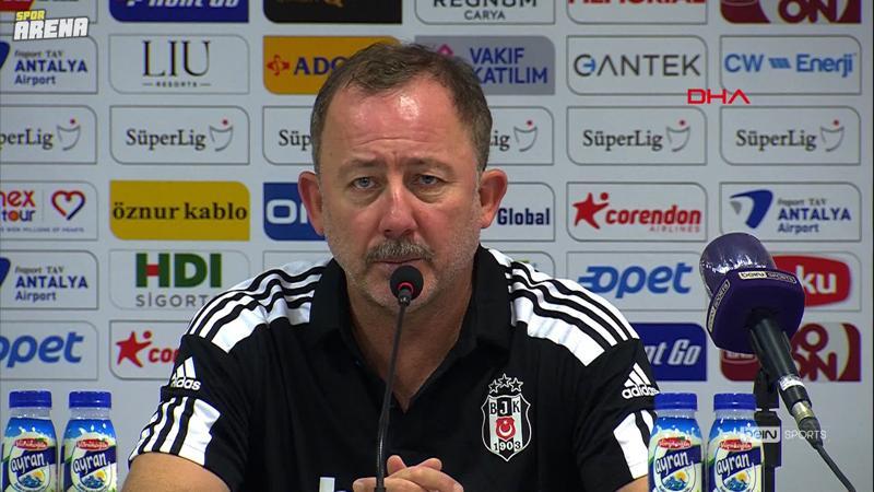 Sergen Yalçın: İlk 45 dakika böyle bir kaos, zorluk yaşamamıştık