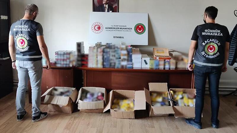 İstanbul'da 1 milyon TL değerinde kaçak tütün ve tütün mamülü ele geçirildi