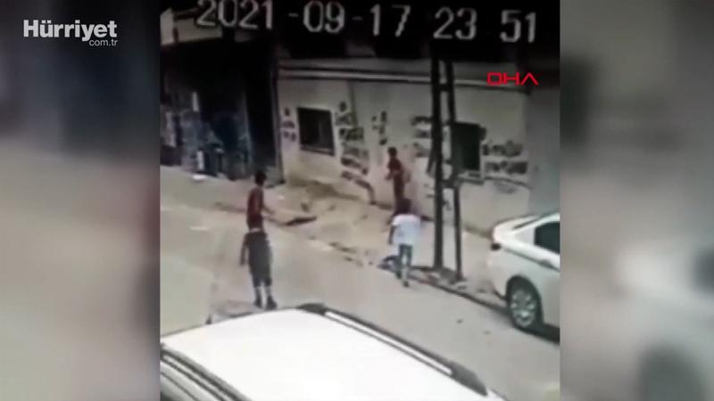 Sokakta top oynayan çocuğun ölümden döndüğü an