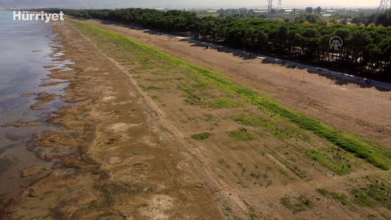 İznik Gölü'nün bazı bölümlerinde su kıyıdan 30 metre çekildi