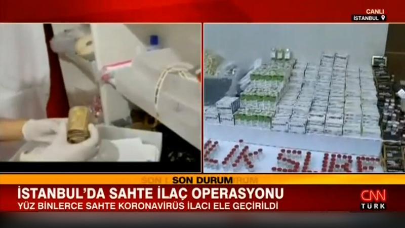 İstanbul'da sahte ilaç operasyonu