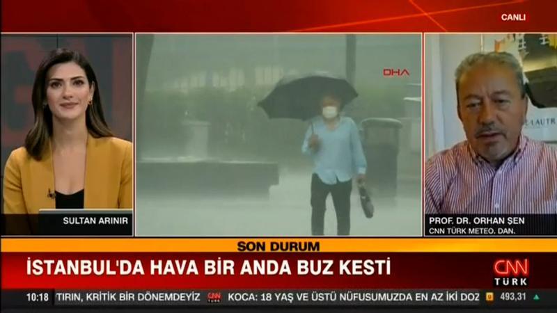 İstanbul'da hava bir anda soğudu