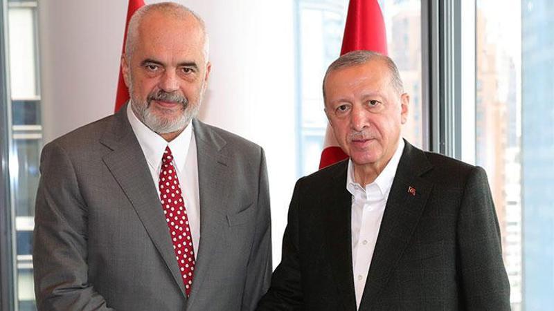 Cumhurbaşkanı Erdoğan, Arnavutluk Başbakanı Edi Rama'yı kabul etti