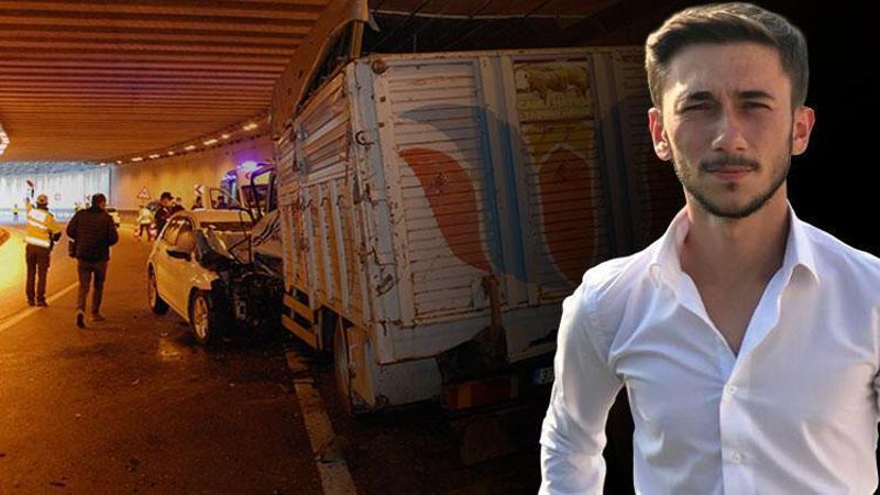 Tünelde meydana gelen zincirleme kazada uzman çavuş yaşamını yitirdi