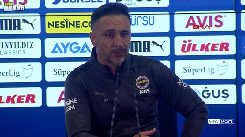 Fenerbahçe-GZT Giresunspor maçının ardından Fenerbahçe Teknik Direktörü Vitor Pereira açıklamaları