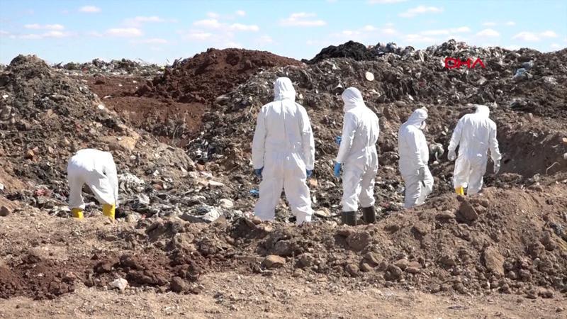 Iraklı Sally soruşturmasında, şehir çöplüğünde arama yapılıyor