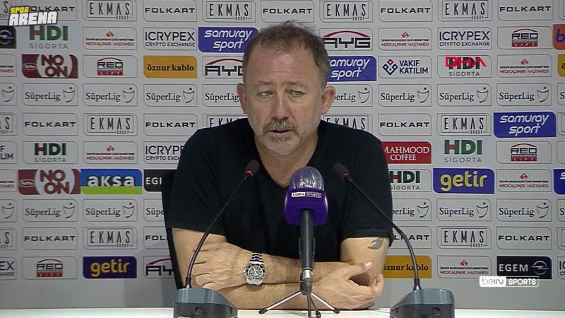 Beşiktaş Teknik Direktörü Sergen Yalçın, Altay'a 2-1 mağlup oldukları maçın ardından konuştu