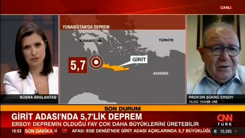 Yunanistan'ın Girit adasında deprem! İlk görüntüler