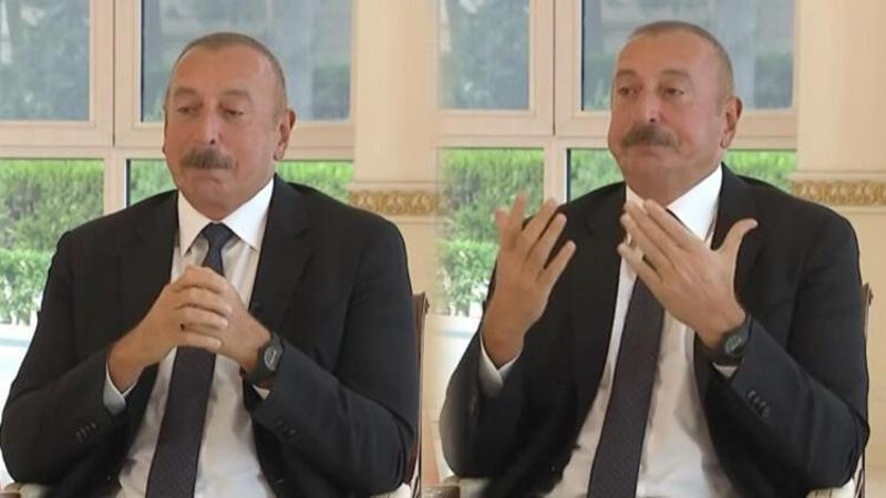 Aliyev anlatırken gözleri doldu: 'Budur Azerbaycan, budur Azerbaycan halkı'