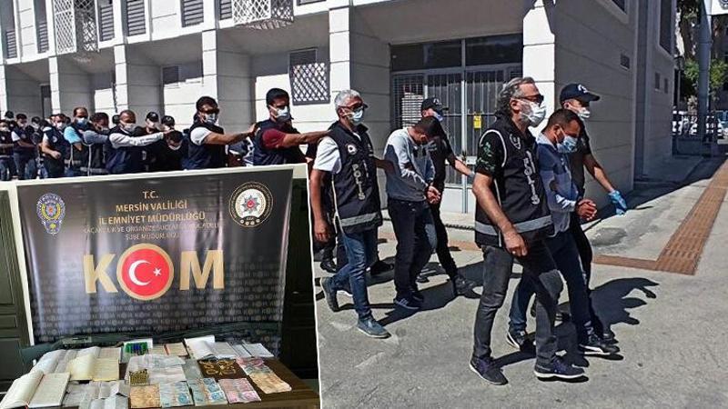 Mersin'de tefecilikten elde ettikleri parayı altına yatırmışlar