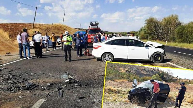 Adıyaman'da otomobiller çarpıştı! Ölü ve yaralılar var