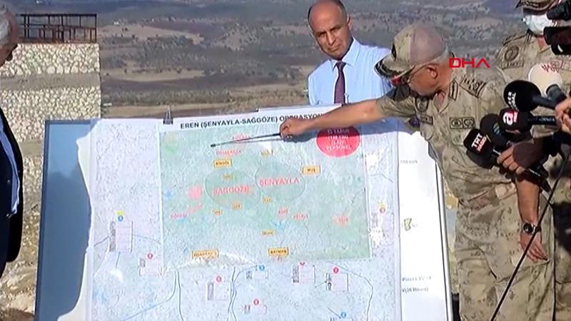 İçişleri Bakan Yardımcısı Ersoy ve Jandarma Genel Komutanı Orgeneral Çetin, operasyonla ilgili bilgi verdi
