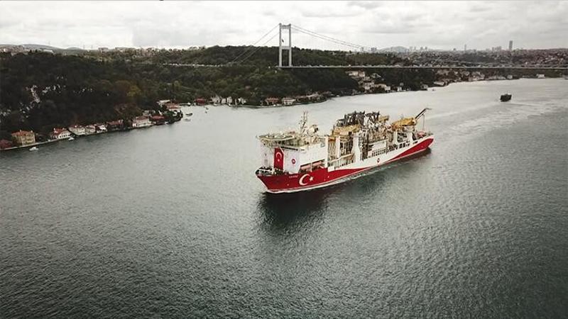 Yavuz Sondaj Gemisi Karadeniz'e açıldı