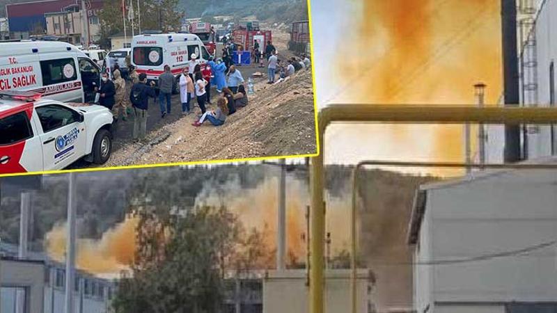 Bursa'da kimya fabrikasında patlama