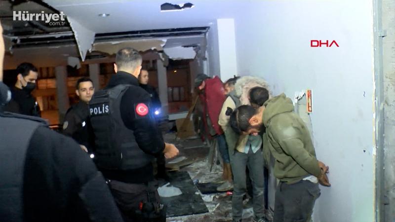 Beyoğlu'nda Reza Zarrab'ın el konulan binasına dadanan hırsızlara akşam baskını