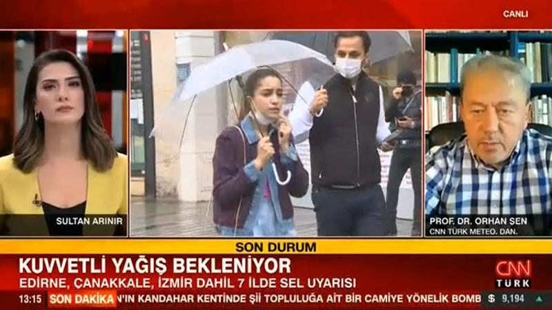 Edirne,Çanakkale,İzmir dahil 7 ilde sel uyarısı... Kuvvetli yağış geliyor
