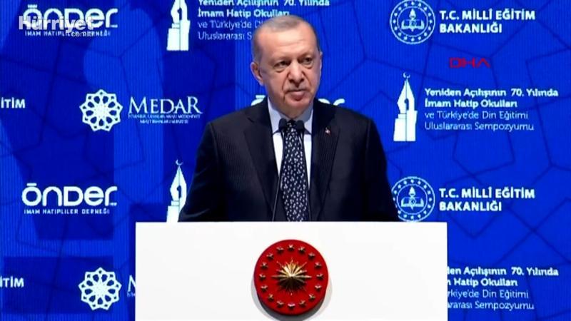 Cumhurbaşkanı Erdoğan: İmam hatiplerin fetret dönemini biz bitirdik