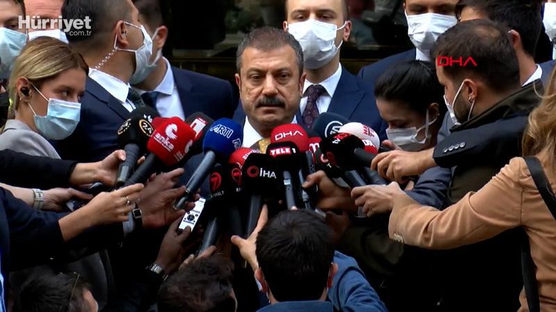 Merkez Bankası Başkanı Şahap Kavcıoğlu, Kılıçdaroğlu ile görüşmesi sonrası konuştu