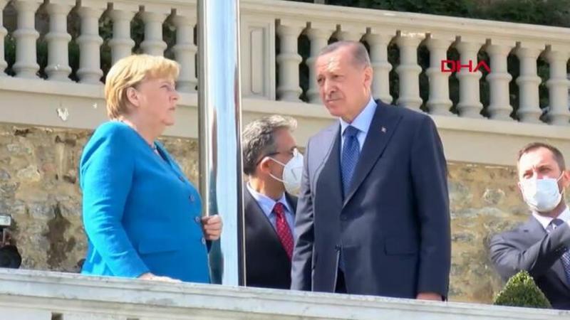 Cumhurbaşkanı Erdoğan ile Merkel görüşmesi başladı